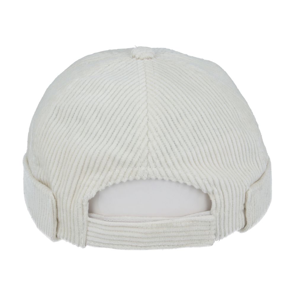 Carbon212 Corduroy Rolled Cuff Retro Fashion Brimless Docker Hat