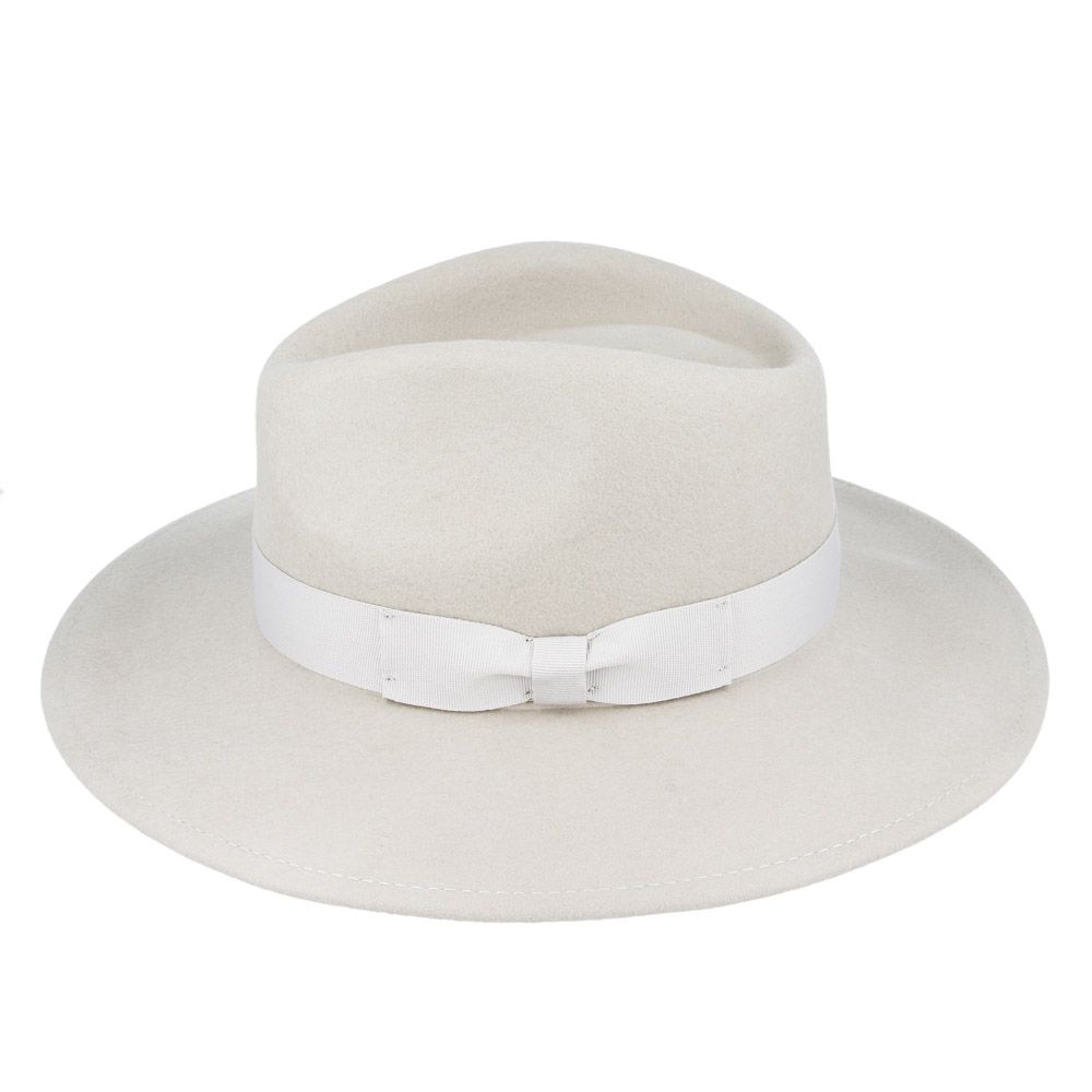 Maz Wide Brim Wool Crushable Fedora Hat