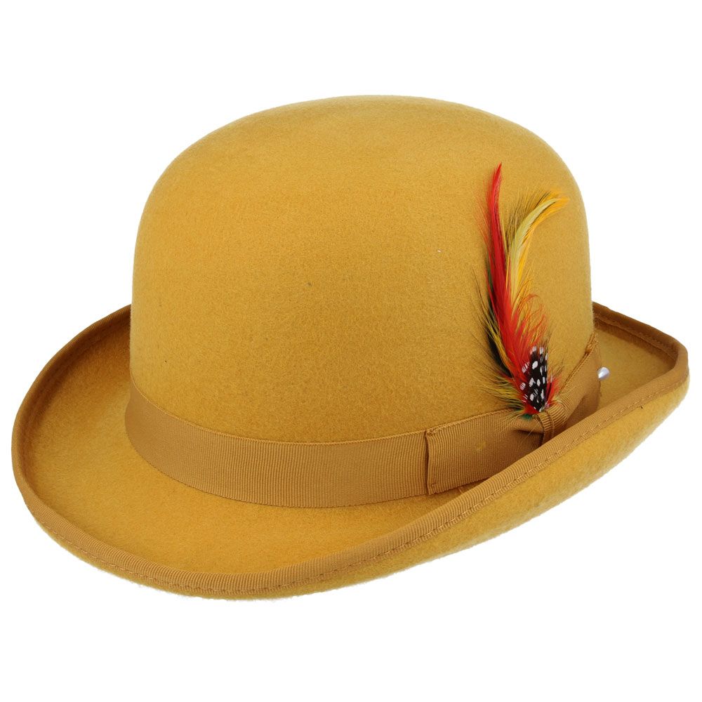 Maz Hard Felt Bowler Hat