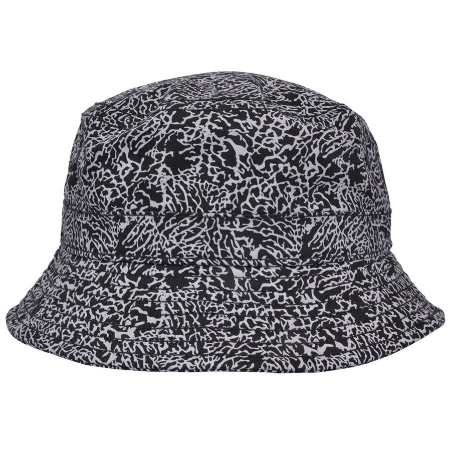 Carbon 212 Grey Elephant Print Bucket Hat