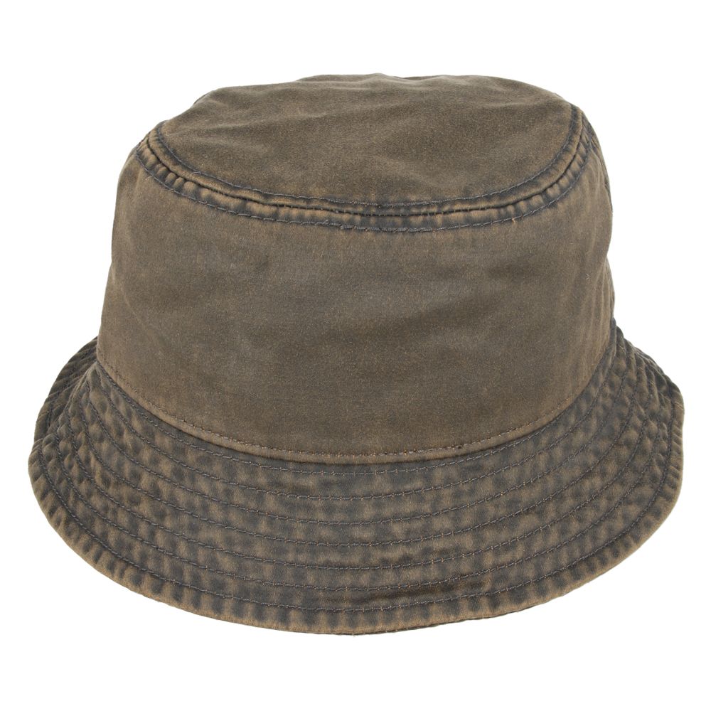 Carbon212 Oil Coated Retro Vintage Bucket Hat