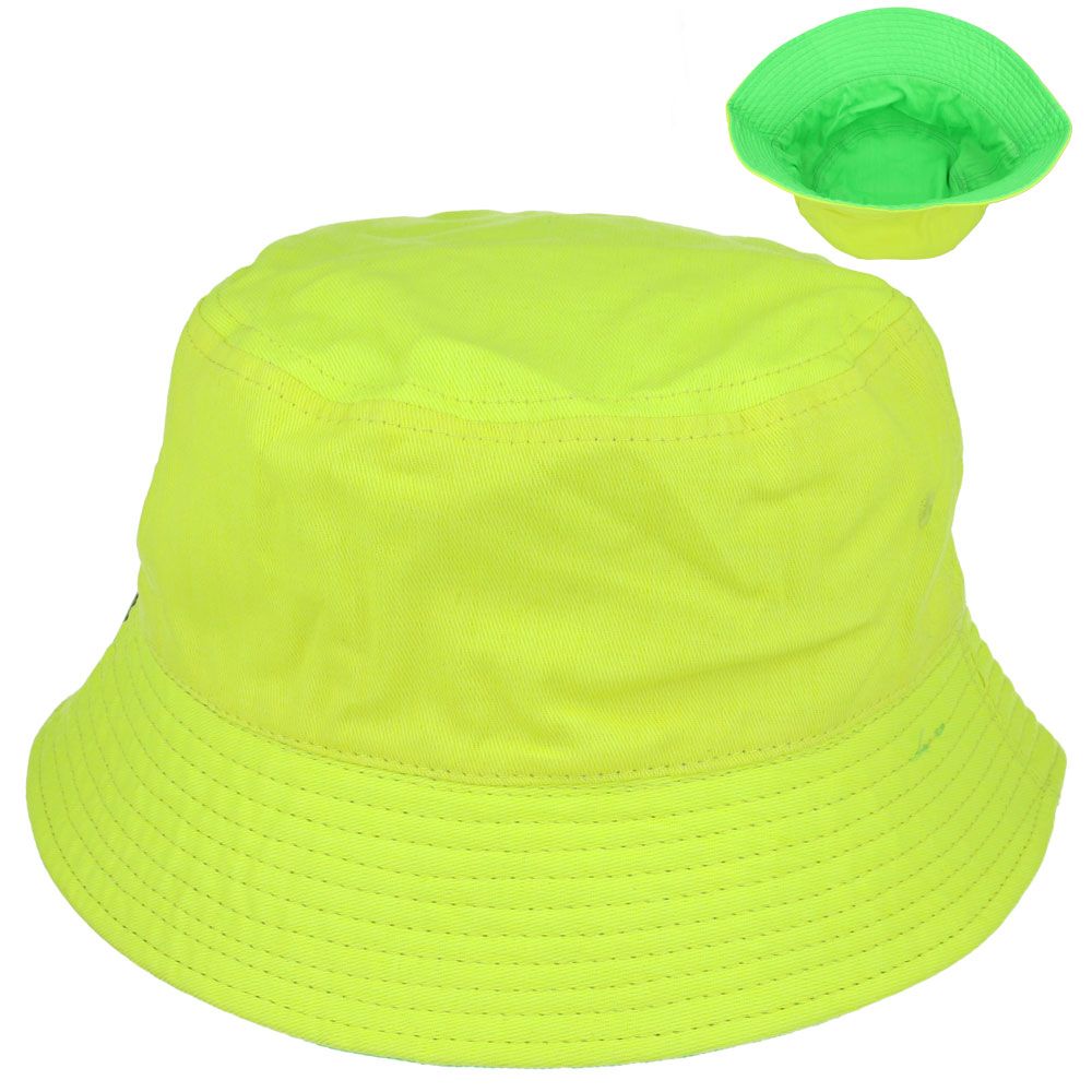 Carbon212 New Reversible Lightweight Neon Bucket Hat