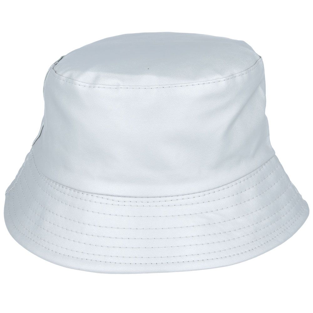 Maz Reversible Shiny Pu Rain Fisherman Bucket Hat