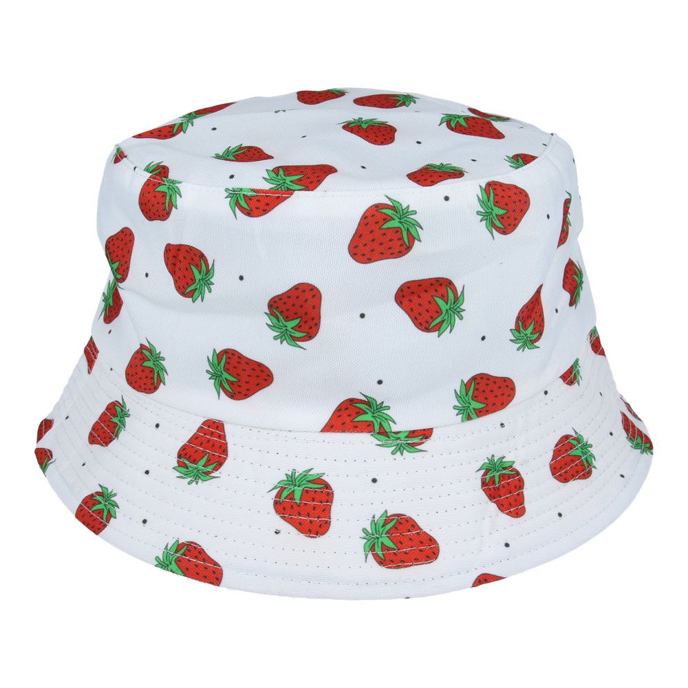 Maz Reversible Strawberry Fisherman Bucket Hat
