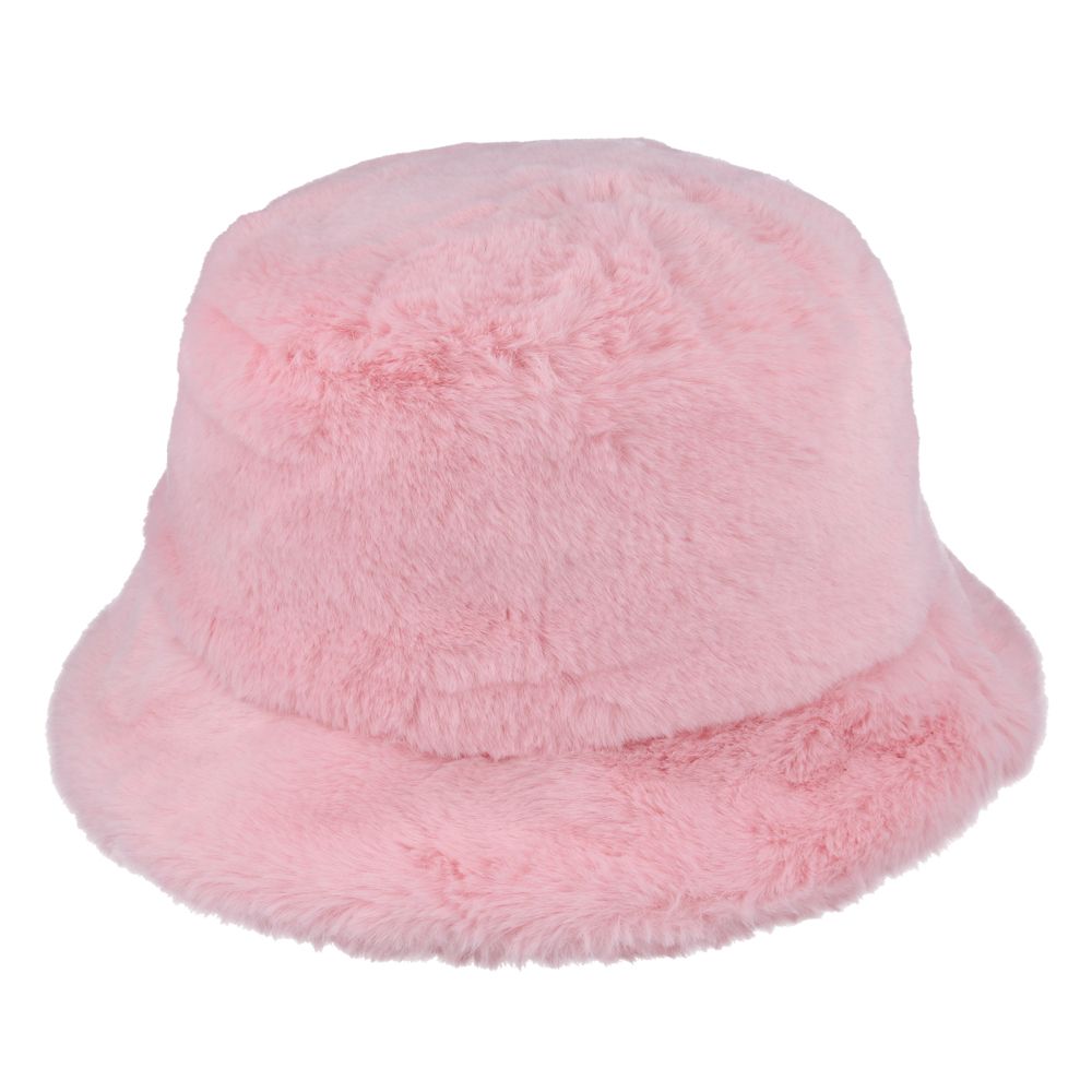 Maz Soft Fluffy Faux Fur Bucket Hat