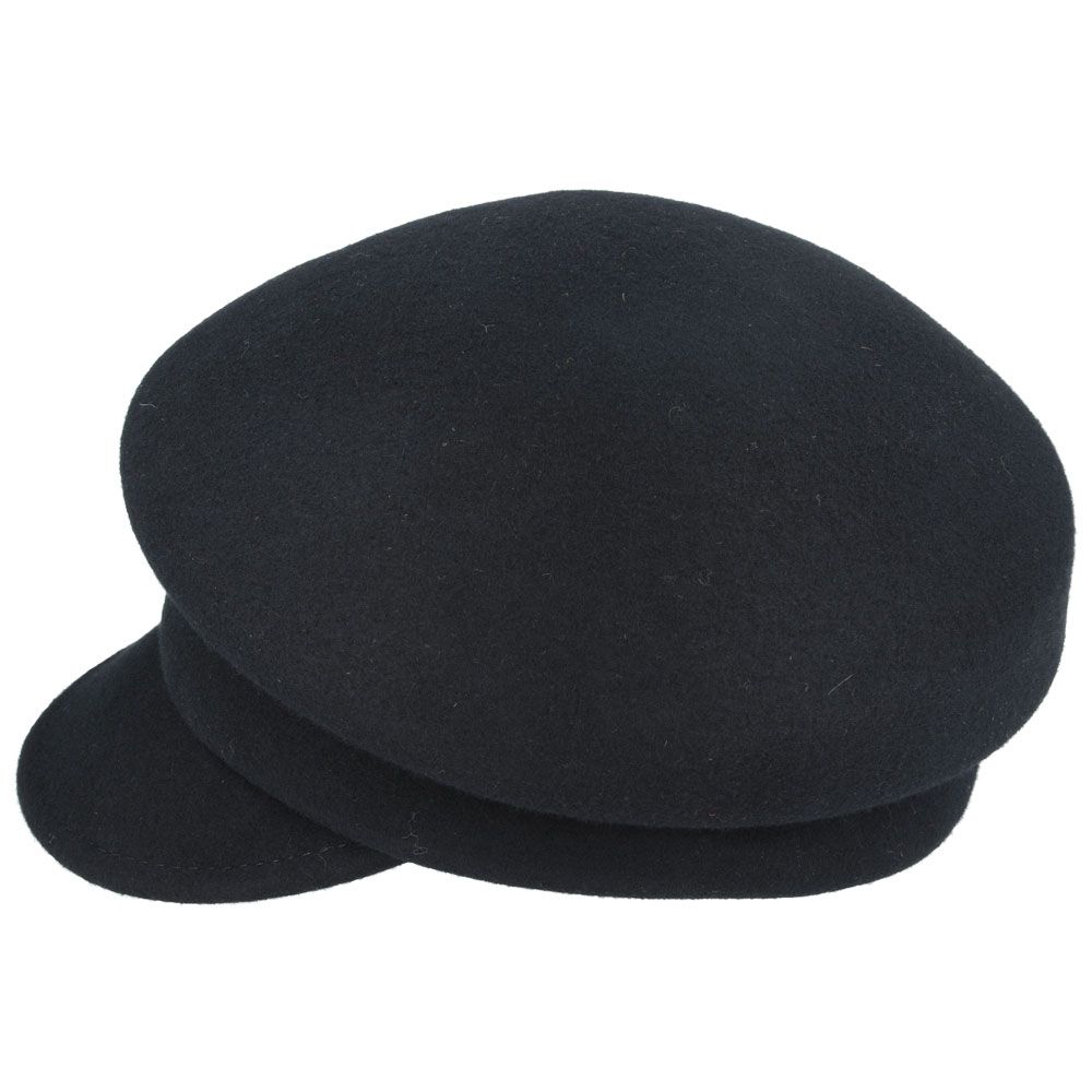 Maz Chic Vintage Wool Cloche Hat With Peak