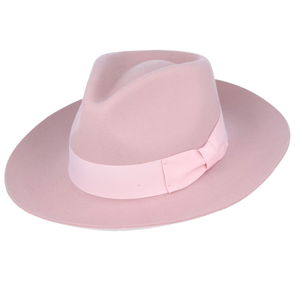Gladwin Bond Grace Snap-Brim Wool Fedora Hat