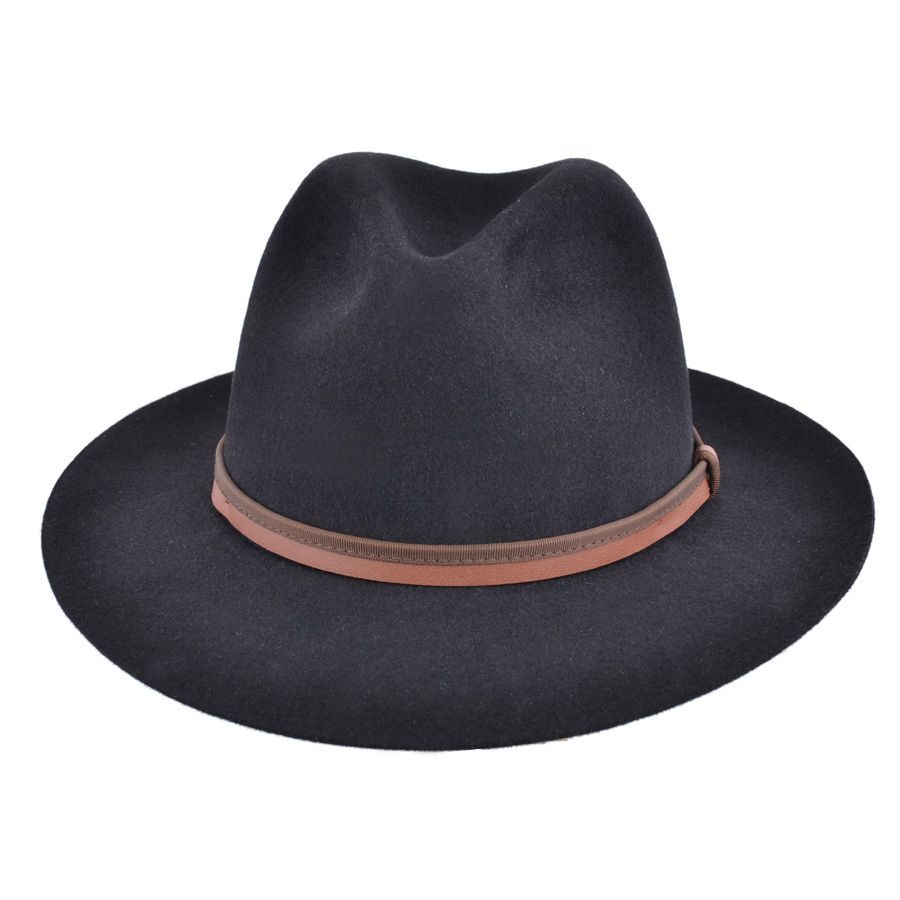 Gladwin Bond Snap Brim Fur Felt Fedora Hat