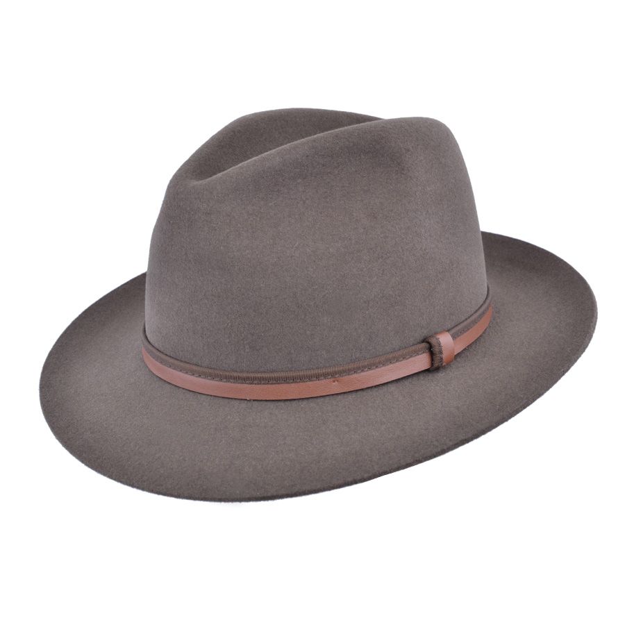 Gladwin Bond Snap Brim Fur Felt Fedora Hat