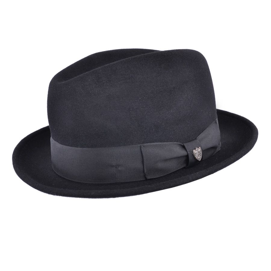 Gladwin Bond Fur Felt Trilby Hat, Black