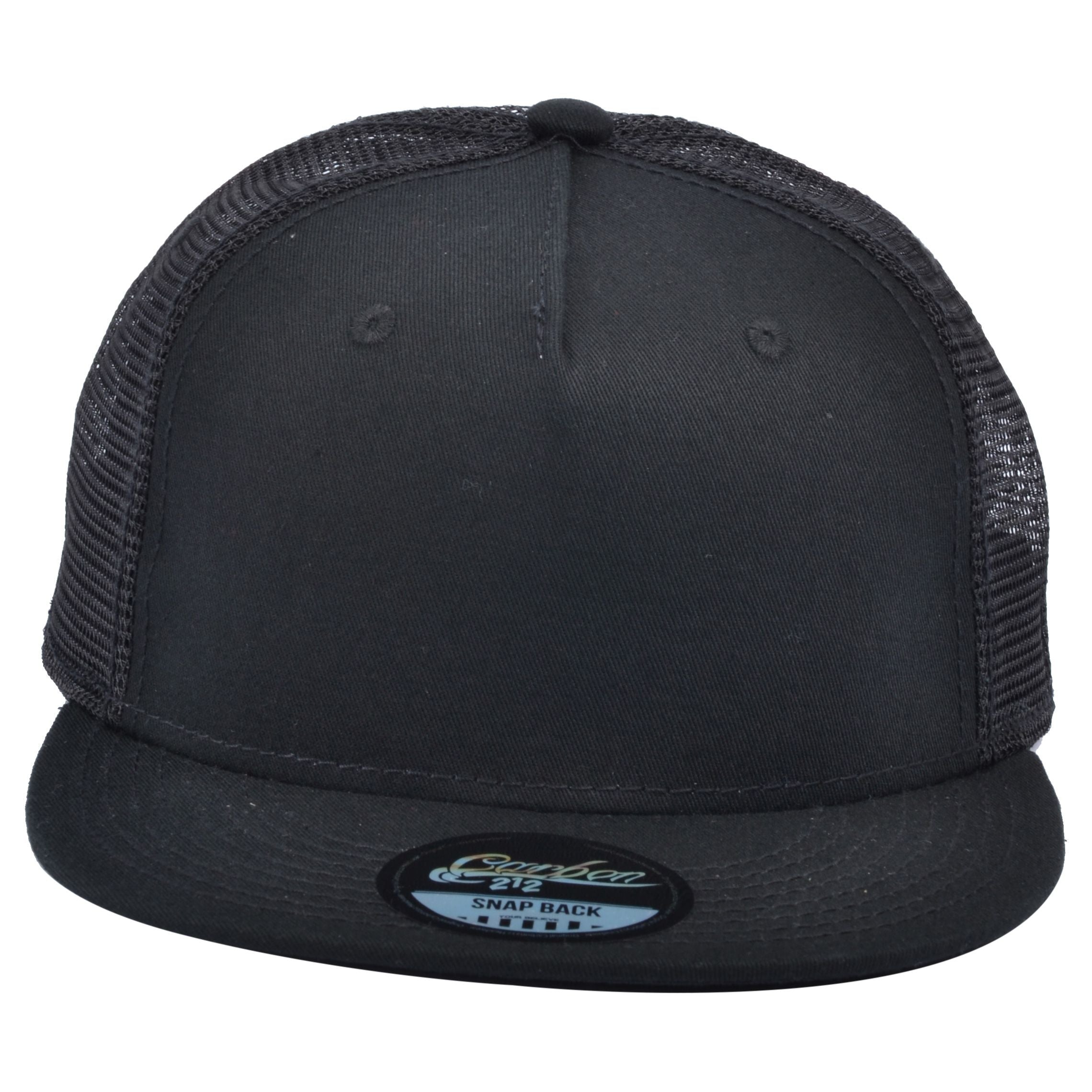 Carbon212 5 Panel Mesh Back Trucker Snapback Hat