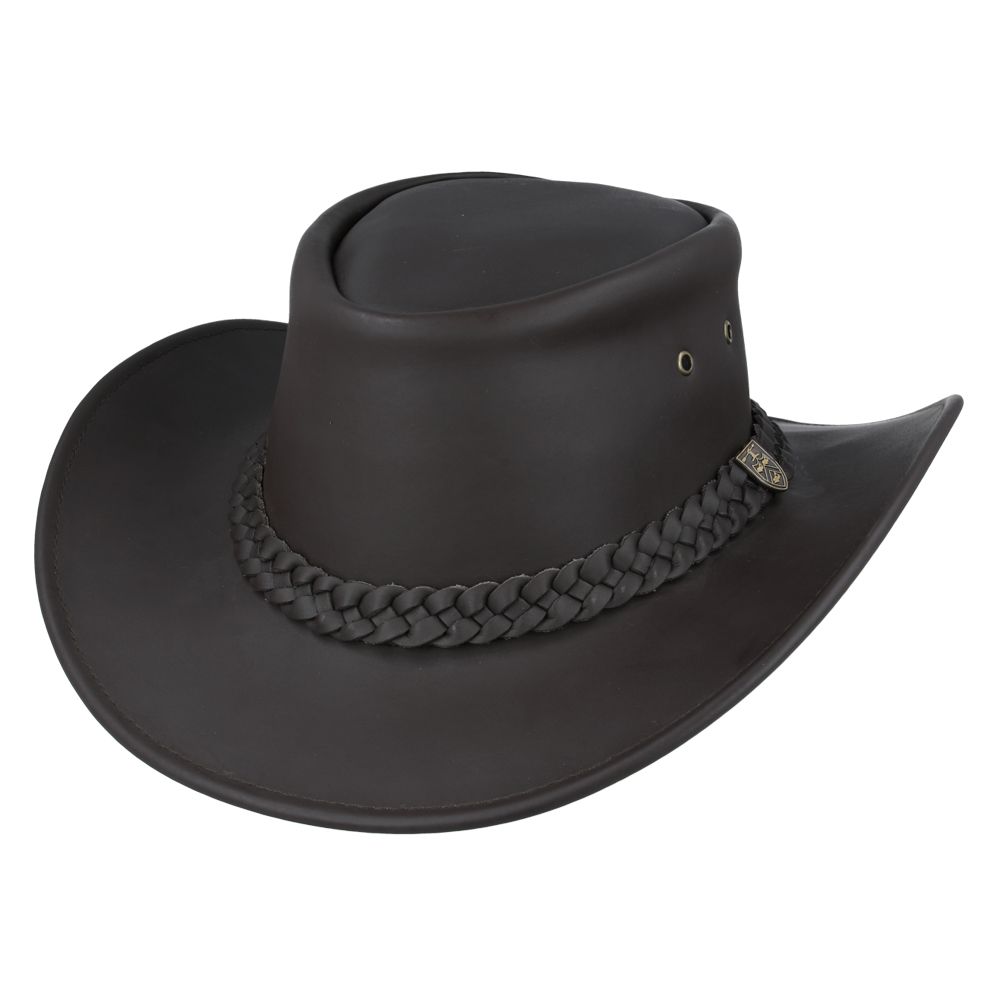 Gladwin Bond Australian Style Buffalo Leather Cowboy Hat
