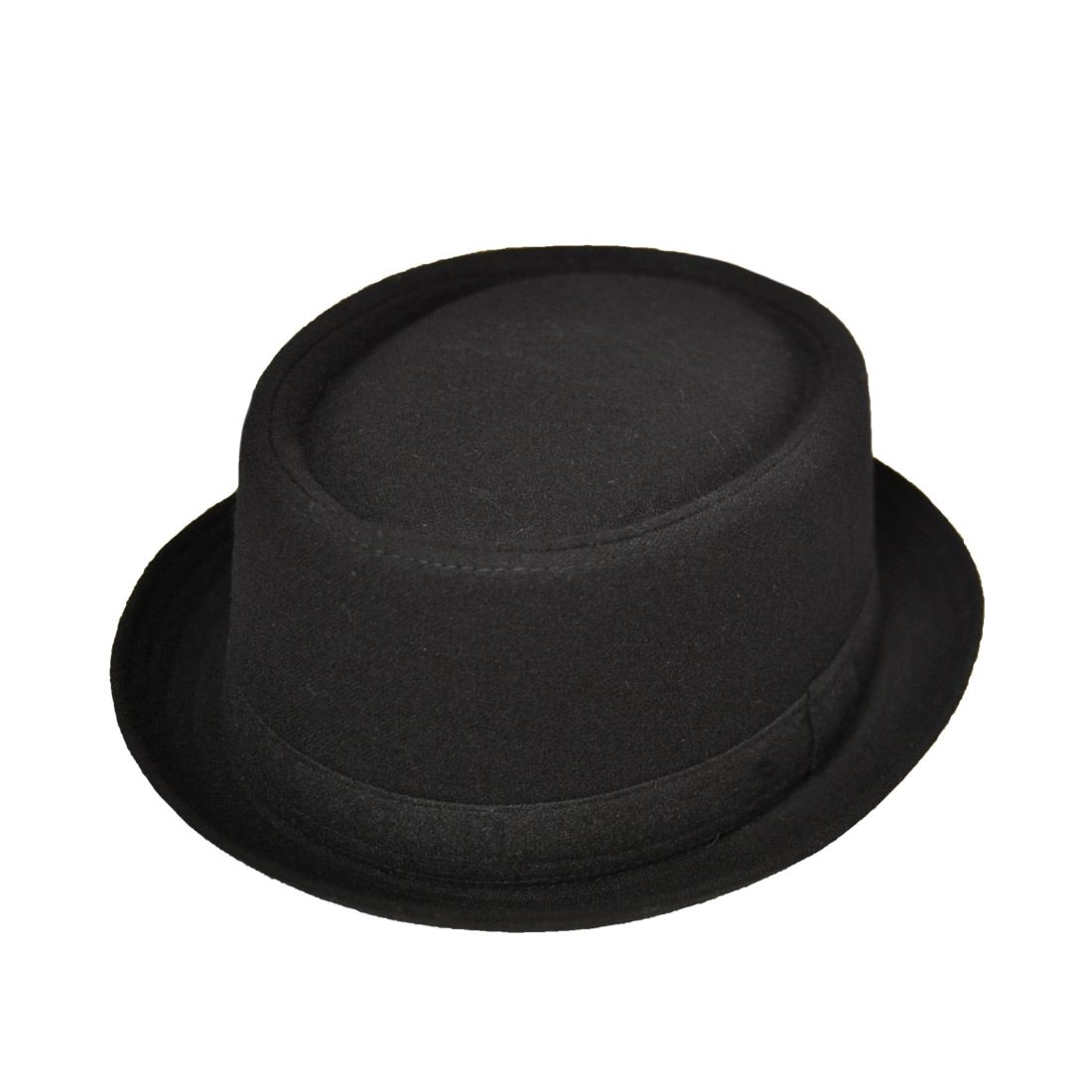 Maz Wool Pork Pie Hat, Black