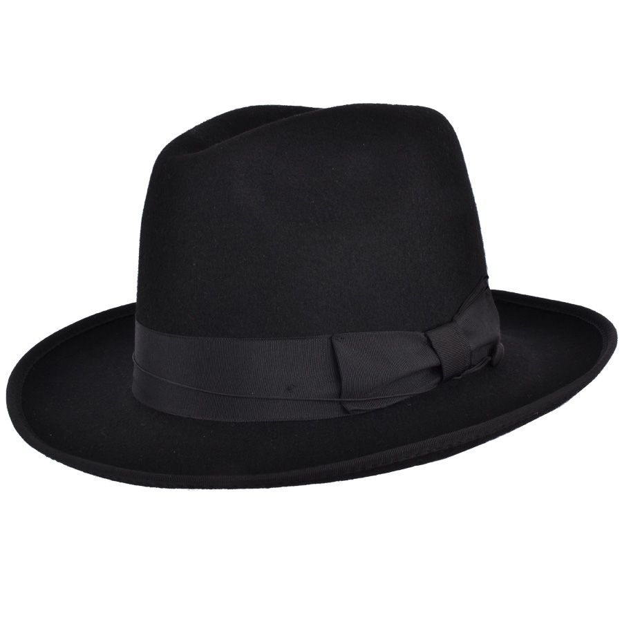 Wool Felt Rabbi Hat