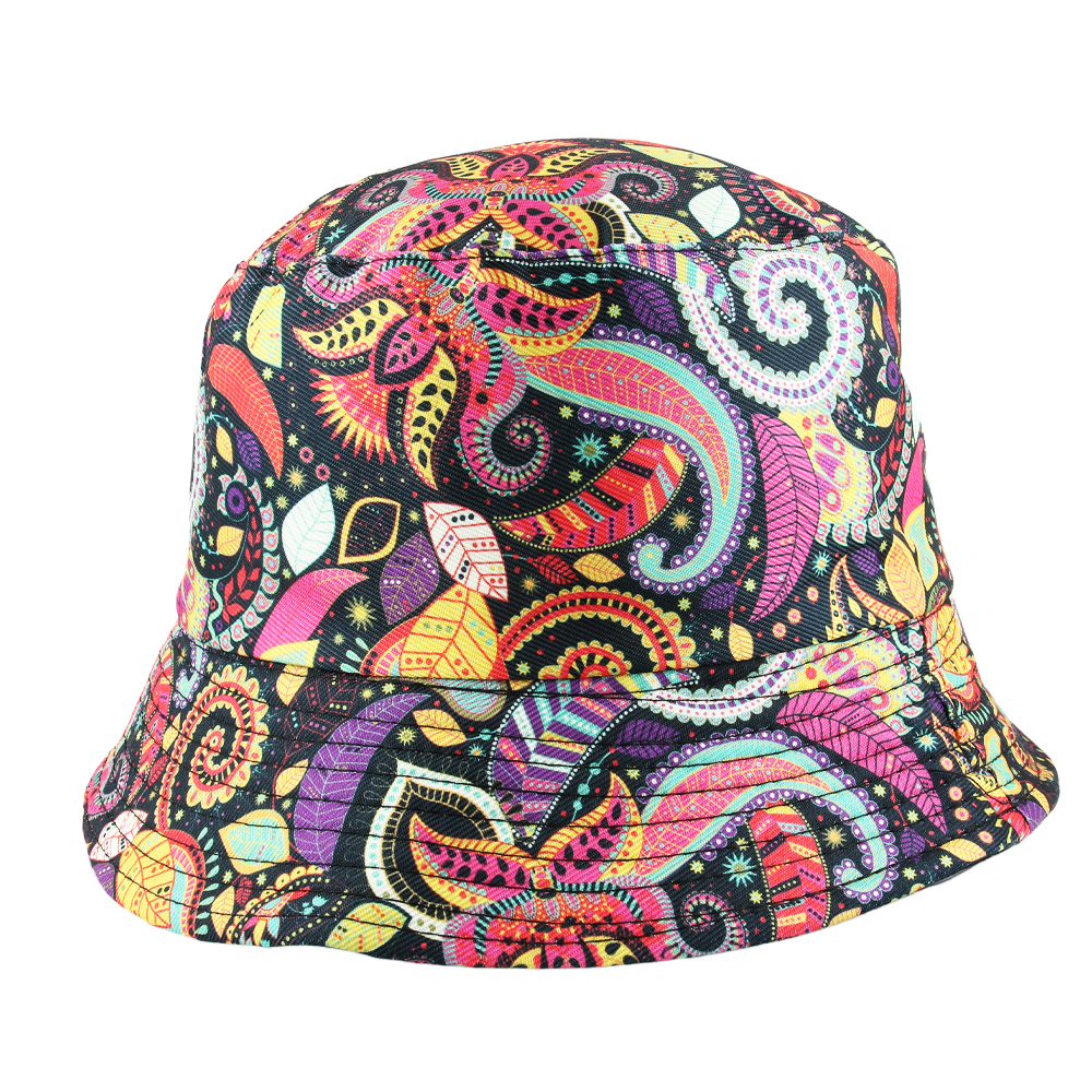 Maz Reversible Aztec Pattern Fisherman Bucket Hat