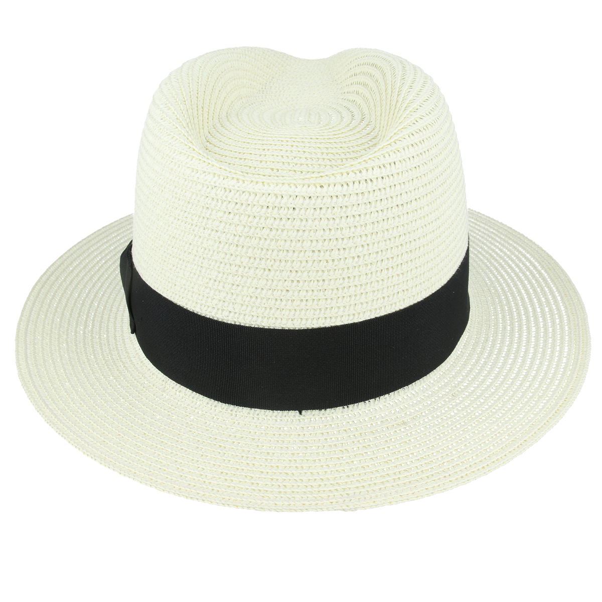 Maz Straw Fedora Hat With Band