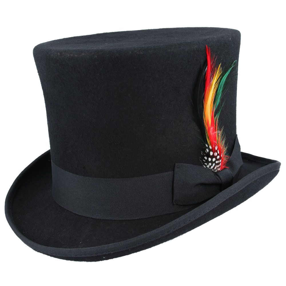 Maz Wool Felt Victorian Top Hat